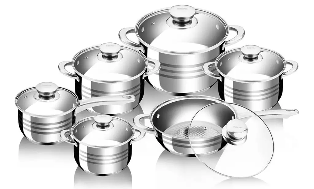 Batterie de cuisine 12 pièces inox Royalty Line