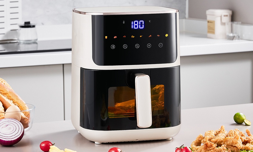 Image 3: 4.7, 5 or 6L Air Fryer with Smart Touch Display and 60 Minute Timer