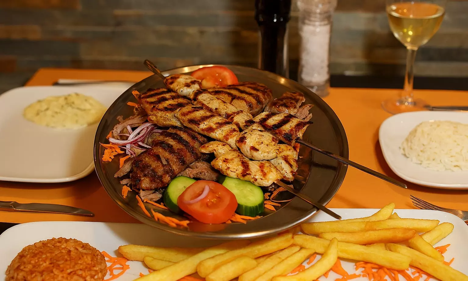 Grieks 3-gangenmenu vanaf 2 pers.