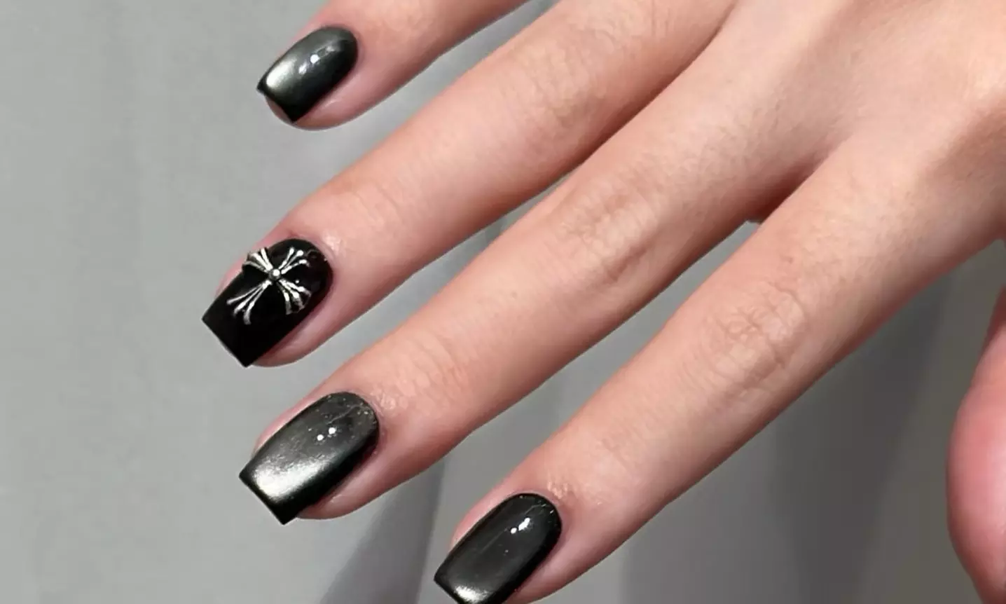 Pamper Your Nails with French or Cat Eye Gel Manicure + Lash Service