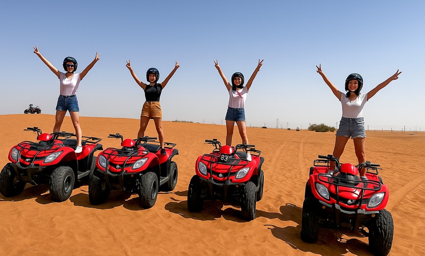 Image 2: Adventure Awaits: Desert Safari with Jeep or Quad Bike Thrills