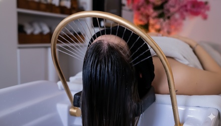 One 60 min Full Head Spa Treatment with Shoulder, Head, Neck and Scalp Massage - Venus Cosmetic Med Spa