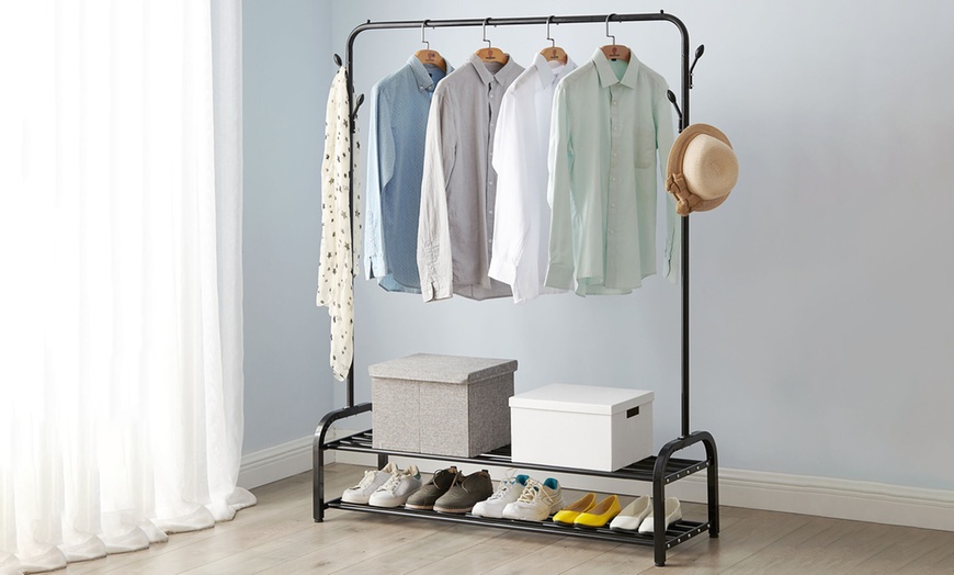 Heavy-Duty Clothes Rail | Groupon