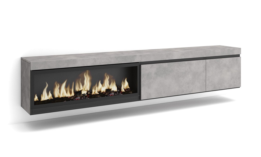 Image 7: Hangend tv-meubel met modern design en veel opbergruimte