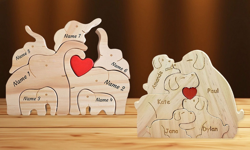 Image 3: Custom Family Puzzle
