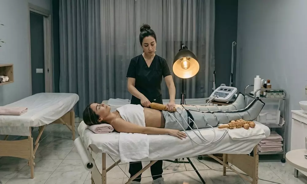 2, 3, 4, 5 o 6 sesiones de maderoterapia combinada con presoterapia
