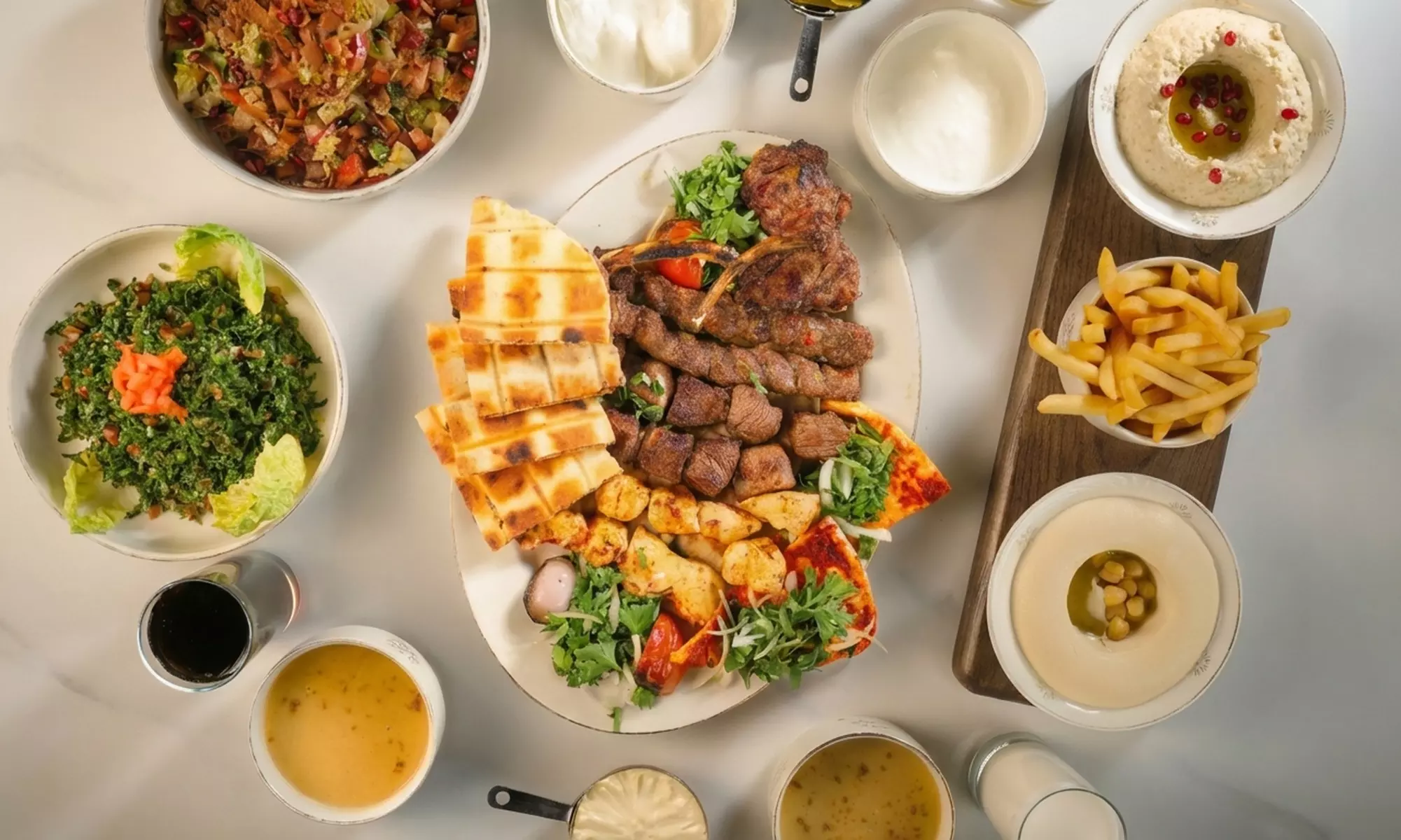 Ramadan Iftar Buffet at Derwandi Lebanese Restaurant Abu Dhabi