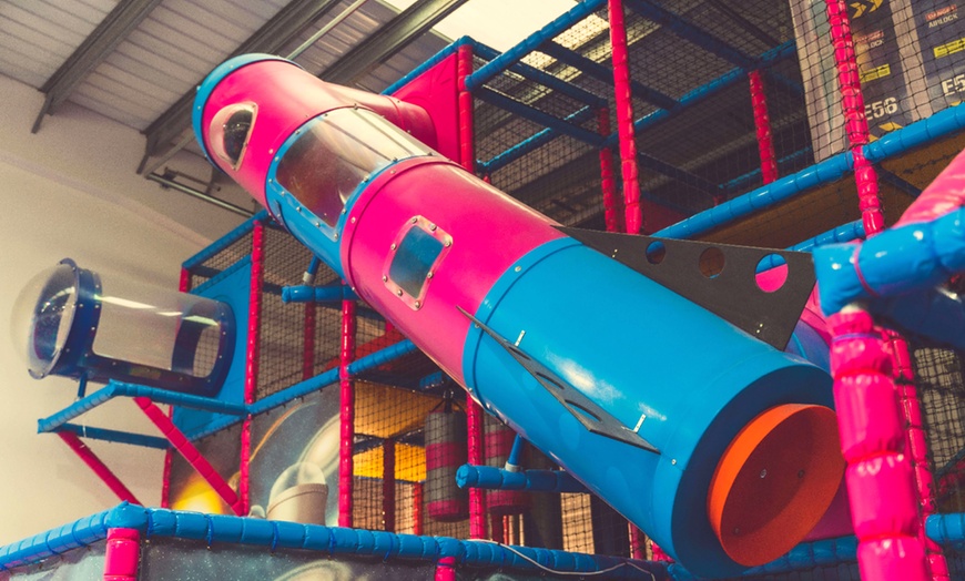 Image 3: All-in-One Indoor Playframe with Dining for Adults & Children