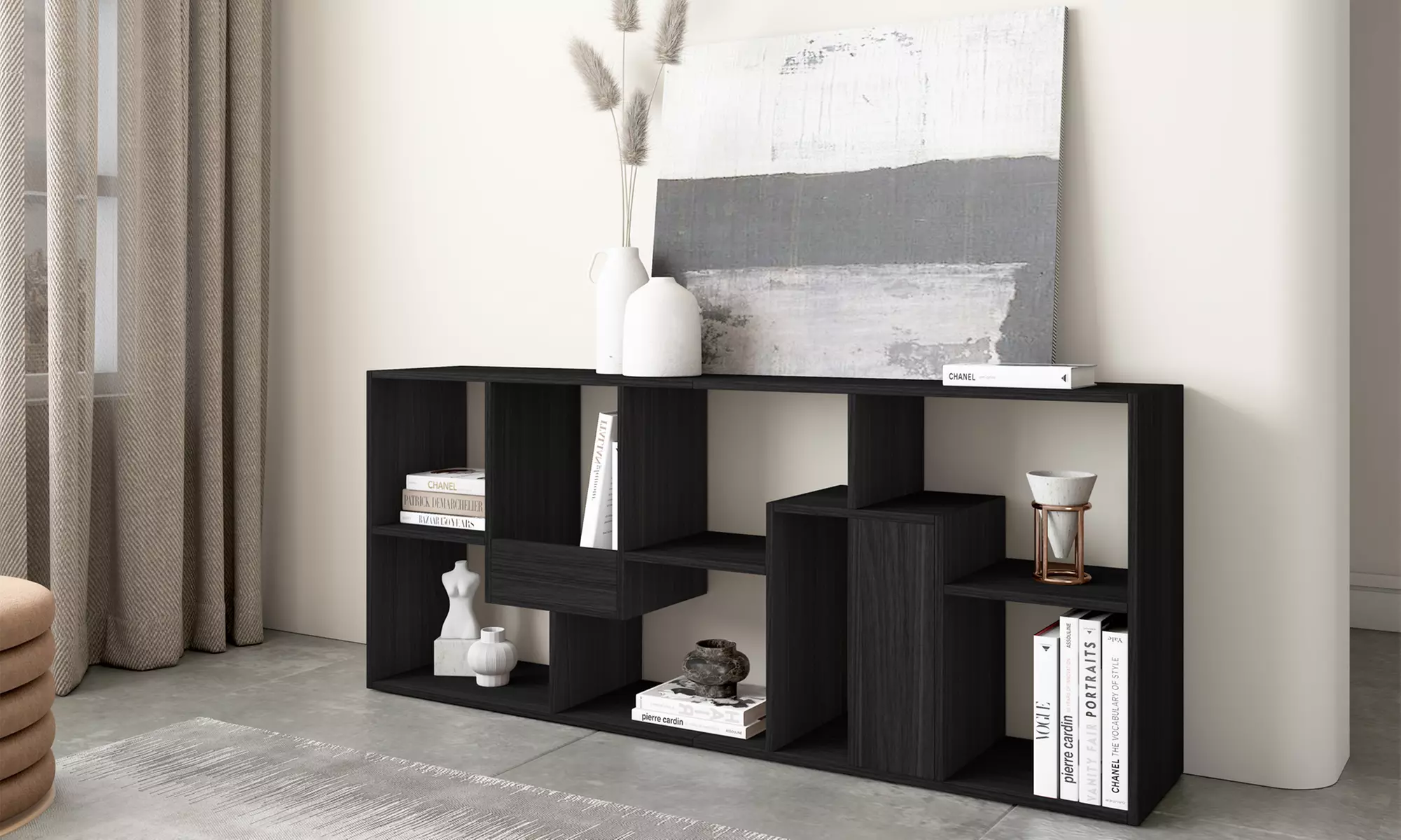 Estantería librería multiposición de diseño