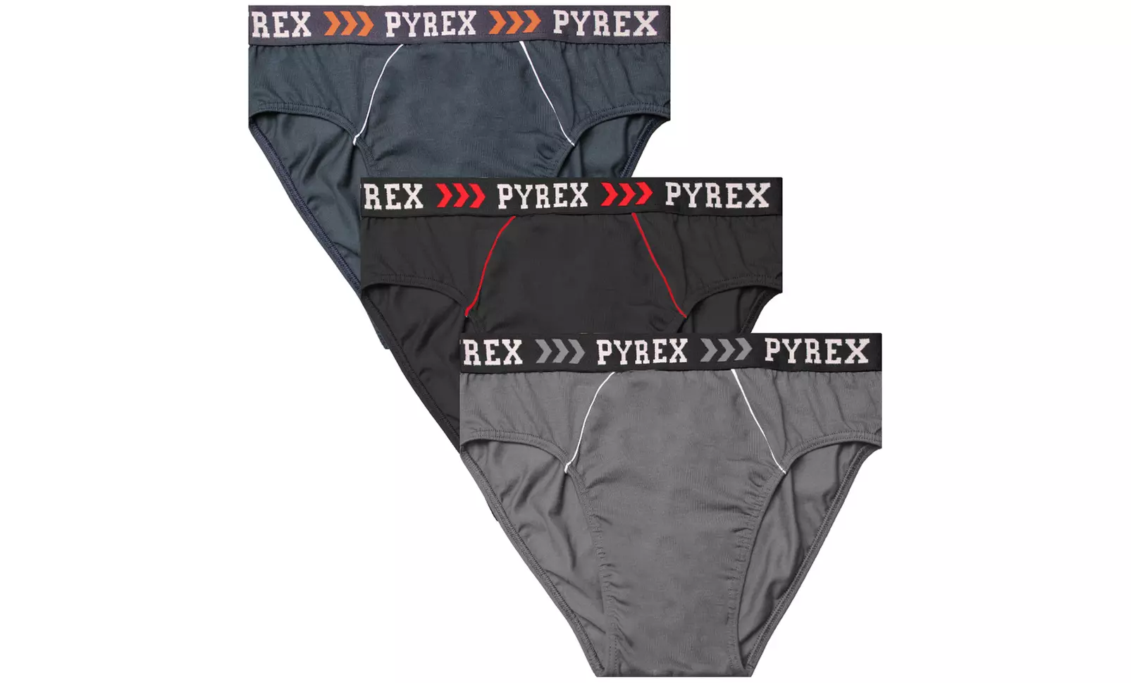 3er- oder 6er-Pack Pyrex Slips oder Boxershorts für Herren