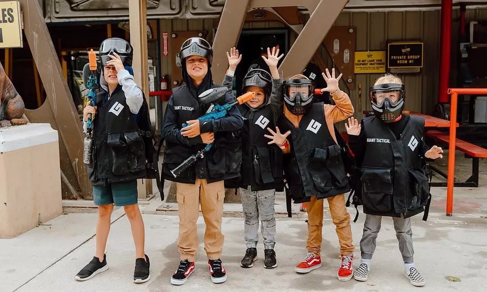 Up to 63% Off Paintball or Airsoft at Giant Party Sports
