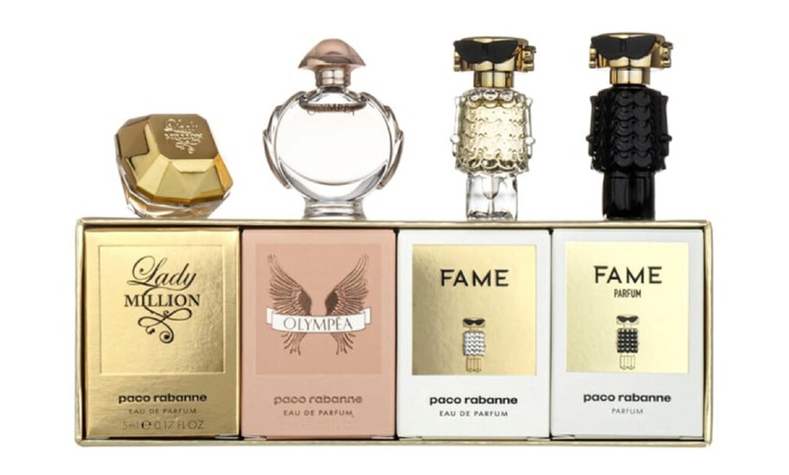 Image 1: Four-Piece Paco Rabanne Women's Miniatures Gift Set