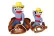 Cowboy Rider Dog Costume for Dogs Clothes Knight Style with Doll - Second Medium