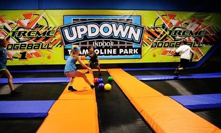 One-Hour Toddler Jump Pass (Ages 6 and under), Monday-Friday and Sunday - Updown Trampoline Park Hattiesburg, Mississippi