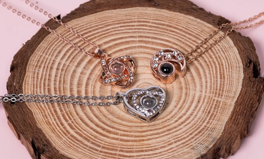 Image 8: Custom One or Two Projection Necklace from Justyling