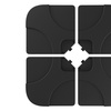 Image 10: Set di 4 basi per ombrellone da giardino