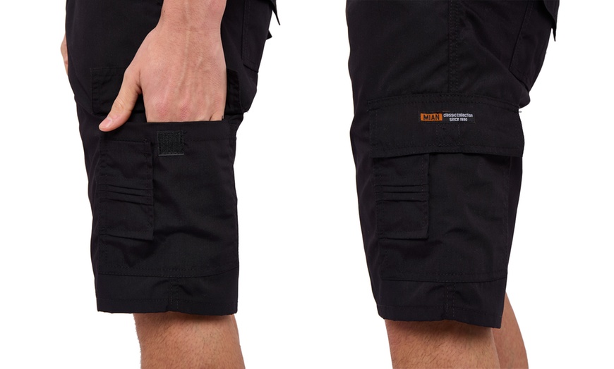 Image 8: Men's Cargo Combat Shorts