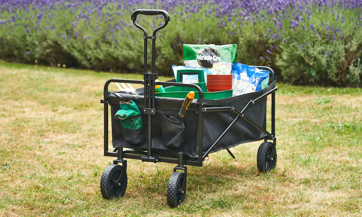 Heavy-Duty Foldable Garden Trolley - Primary Image