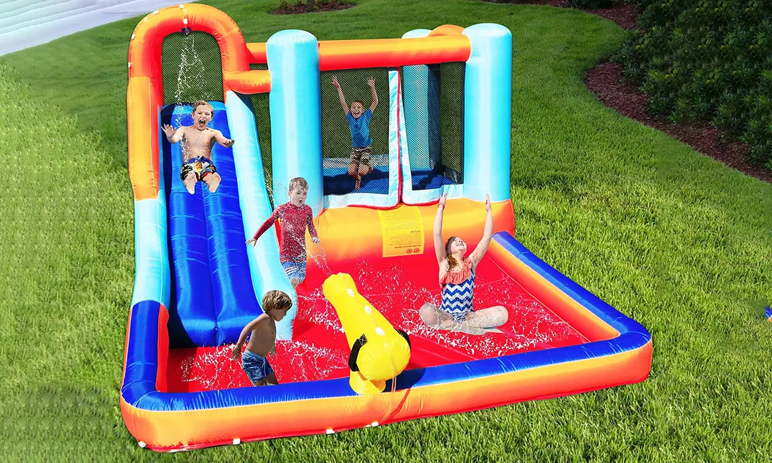 Giant Inflatable Bouncing Castle with Trampoline and Pool - Second Medium