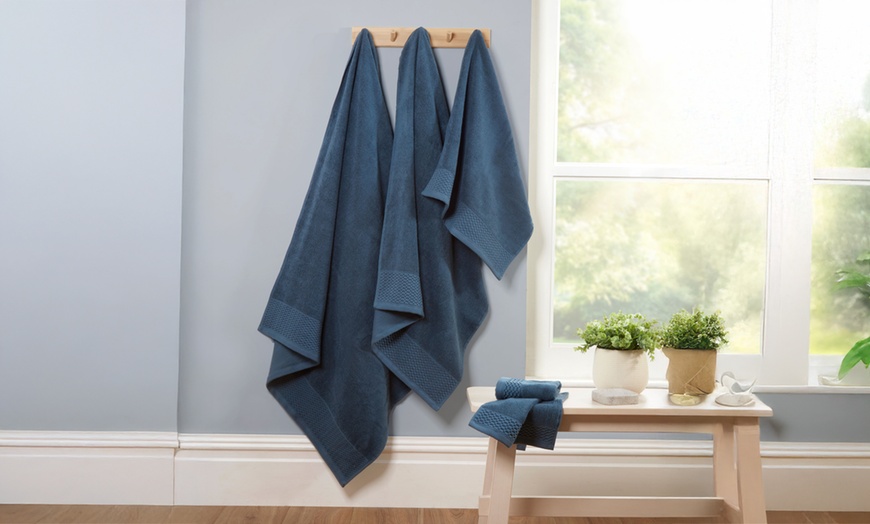 Image 8: Eden Weave 6pc Towel Bale - 500gsm Cotton, Ultra-Absorbent, OEKO-TEX
