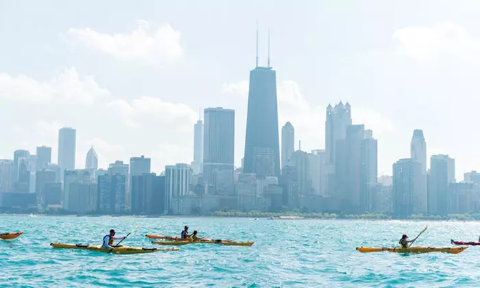 Chicago River Sunset or Architectural Kayaking Tour with Kayak Chicago