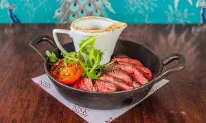 Indulge in Chateau Briand Steak Meal, with Fries, Sauce & Wine (Up to 54% Off)