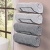 Image 2: Two- or Four-Tier Space-Saving Over Door-Mounted Towel Rail