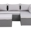 Image 4: Set Salotto da Esterno 5 posti Shally Dogan in Polyrattan disponibile in tre colori