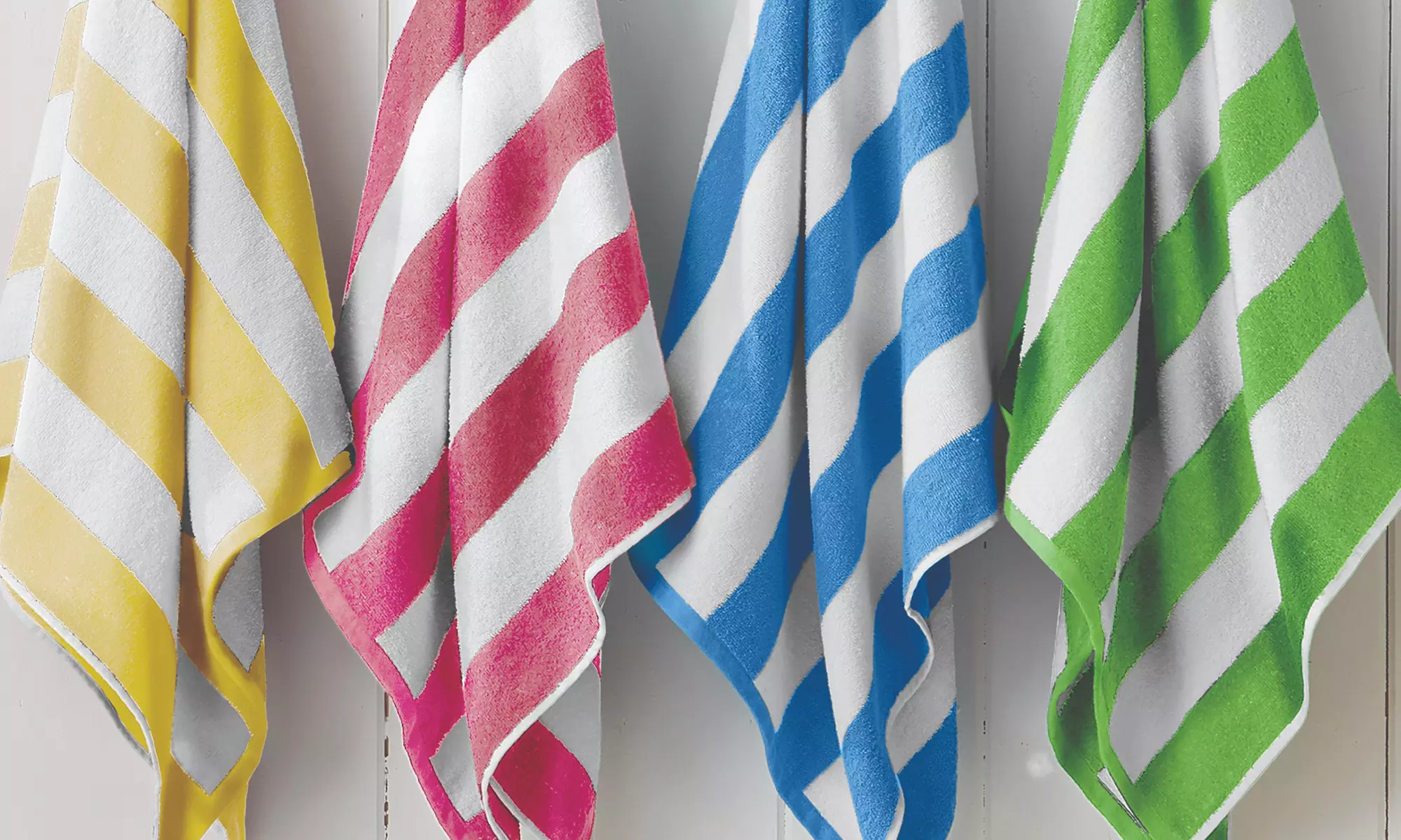 4 Pack Premium Cotton Cabana Beach Towel