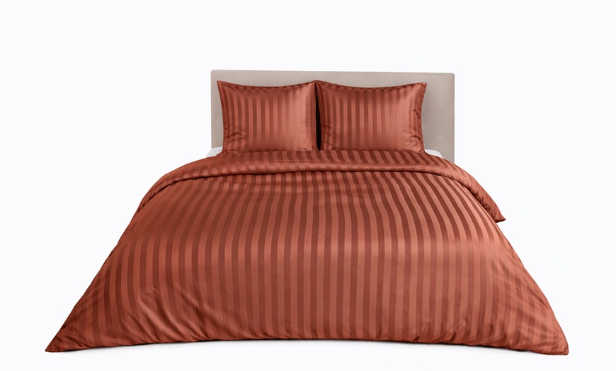 Image 18: Juego de cama Satin Dobby Uni 