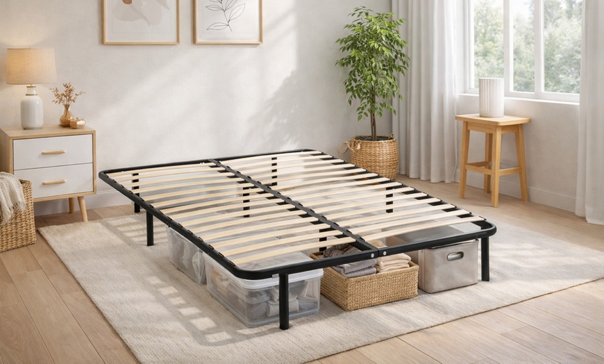 Image 2: Sommier SomKit en métal, avec lattes flexibles