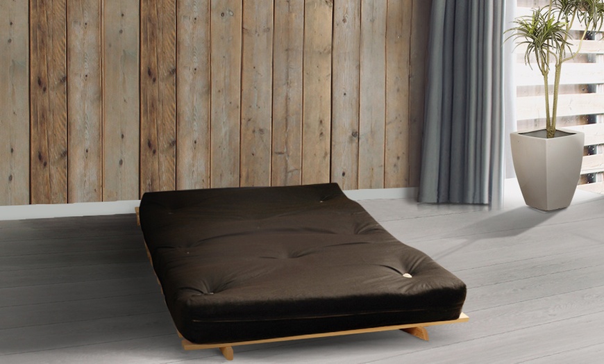 Image 27: Futon Frame and Mattress