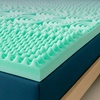 Image 3: Surmatelas en mousse à mémoire Breeze avec 9 zones différenciées