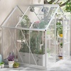 Image 3: Outsunny 6 x 6 ft Walk-In Polycarbonate Greenhouse