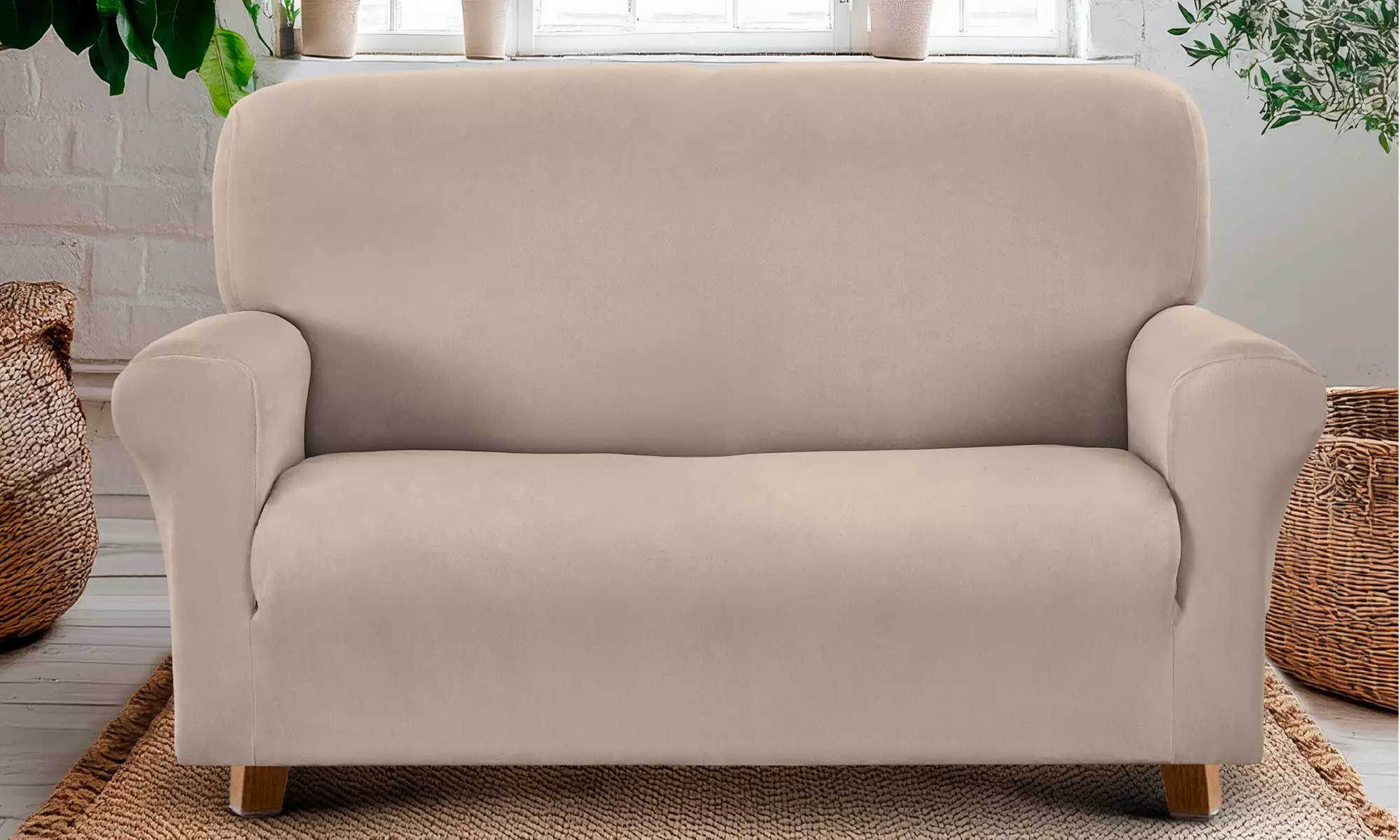 Copridivano o copripoltrona in velluto impermeabile