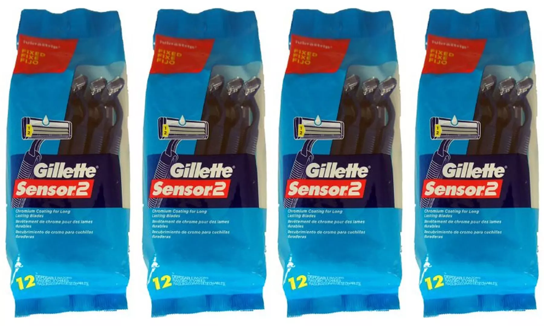 Gillette Sensor 2 Disposable Razors (2- or 4-Pack) - Primary Image