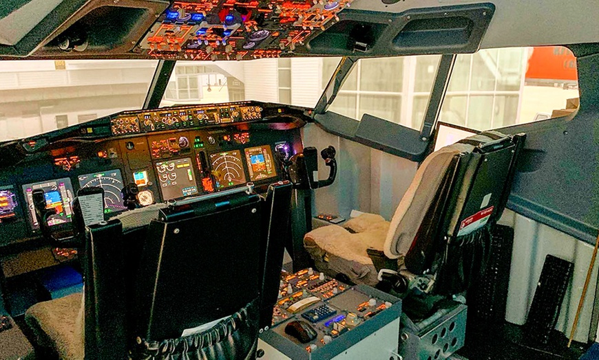Image 1: Fliegen im Flugsimulator Boeing 737-800 (60 Min.) für 1 Person