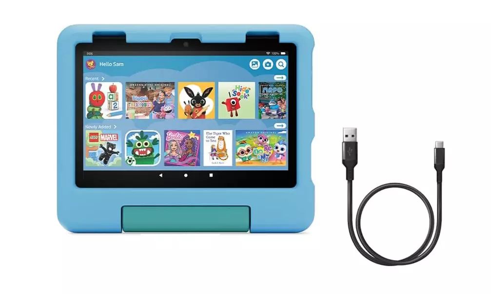 Amazon Fire HD 8 Kids Tablet for Ages 3-7; 32GB with Kid-Proof Case