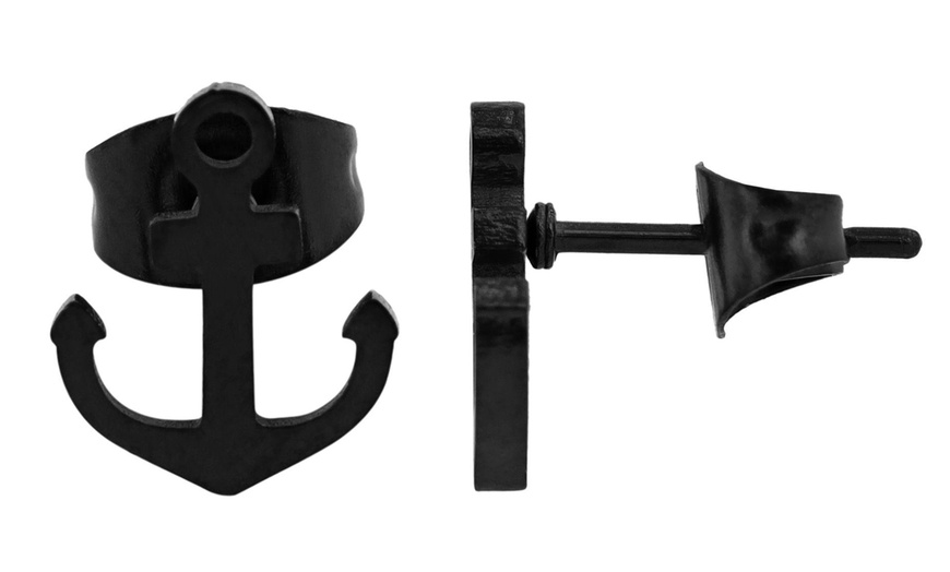 Image 55: Akzent Edelstahl-Ohrstecker für Damen