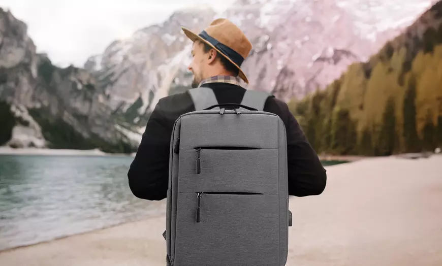 Image 5: Zaino da viaggio con ricarica USB