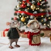 Image 1: DIY Christmas Needle-felted Mouse Decoration in Five Styles