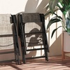 Image 13: Outsunny Set of 4 Folding Garden Chairs
