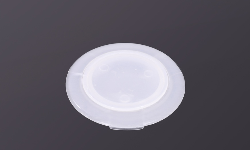 Image 22: Outdoor Garden Rattan Effect Tempered Glass Coffee Table with 6 Styles