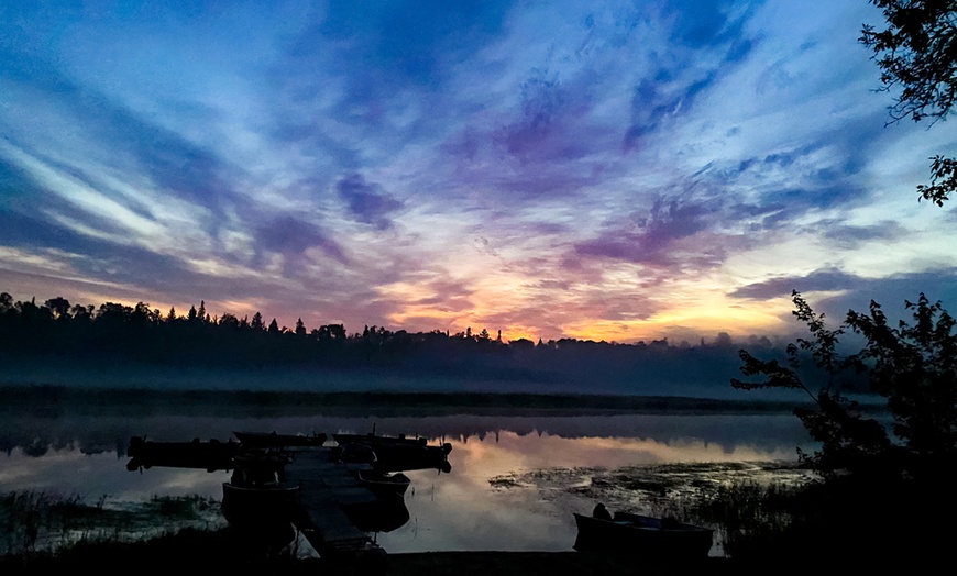 Image 2: 3 or 4-Night Cabin Stay and Daily Boat Rental for Two; Valid Any Day