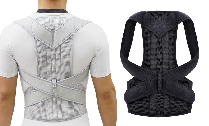 Image 1: Adjustable Size Posture Corrector
