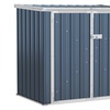 Image 2: Outsunny 5ft x 3ft Garden 2-Bin Steel Storage Shed