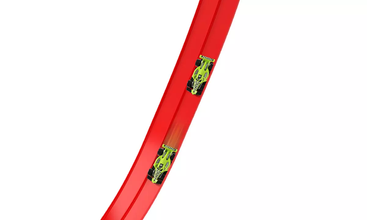 Five Meter DIY Flexible Car Track Racing Set for Indoor Outdoor Play