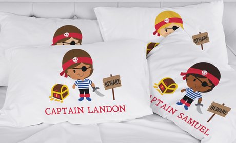 Boys' Personalized Character Pillowcase