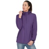 Image 15: Blu Apparel Women's Mesh Lined Rain Jacket 