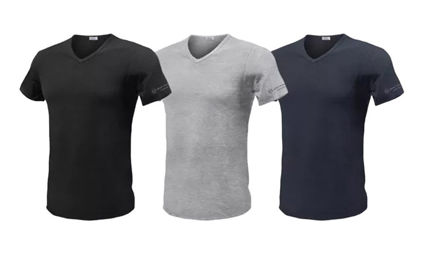 Image 2: Pack T-shirt col V Sergio Tacchini